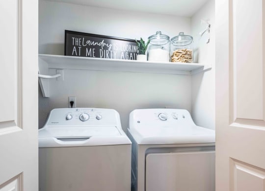 Cozy laundry room in every home