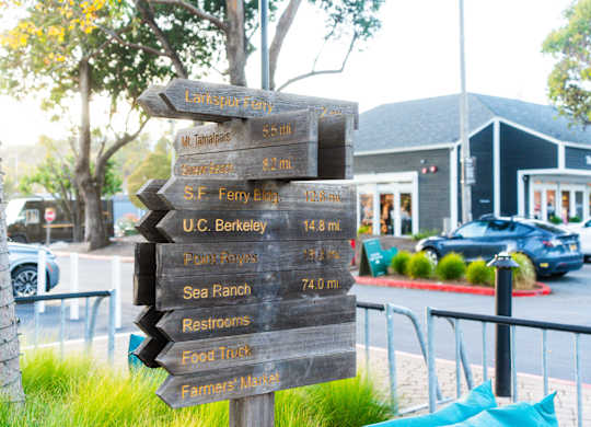 Marin County Mart sign