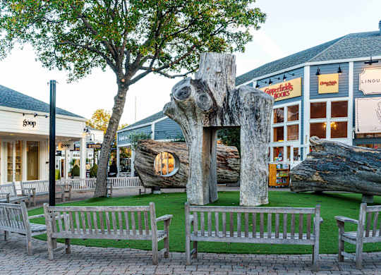 courtyard at Marin County Mart