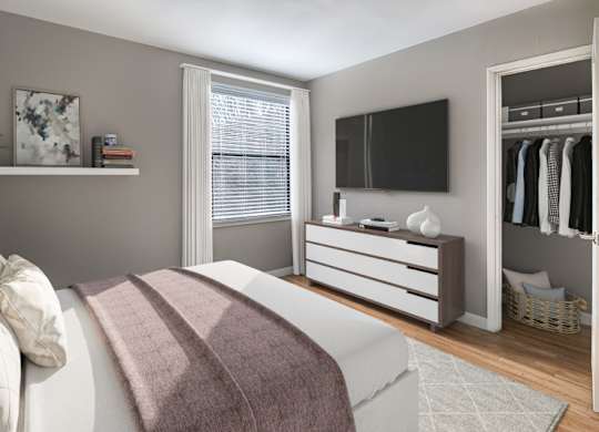 Bedroom at Lock Vista, Seattle, WA, 98107