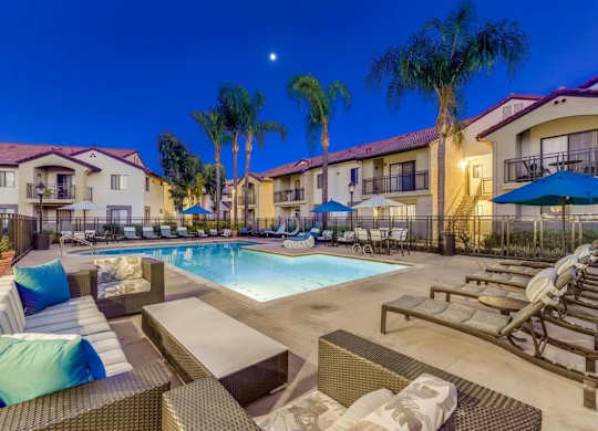 Pool with Sunning Deck at Altair, California, 92029