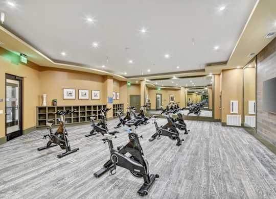 Fitness Center with Spin Bikes