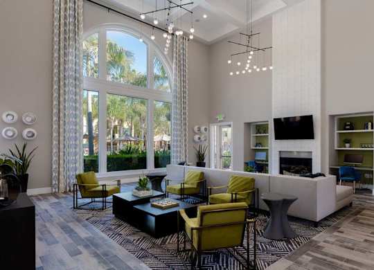 Resident Lounge at Missions at Sunbow Apartments, California