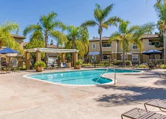 Pool at The Landing at Ocean View Hills Apartments