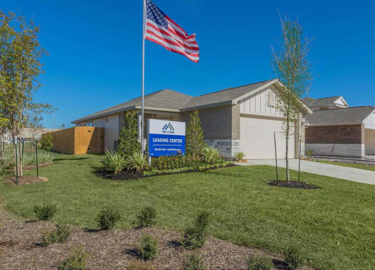 Welcoming Property Signage at The Village at Granger Pines, Conroe, TX, 77302