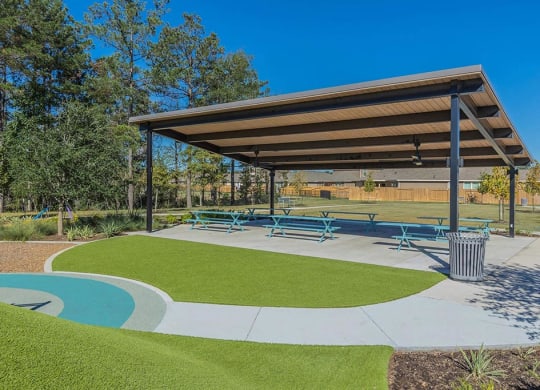 Picnic Area at The Village at Granger Pines, Texas