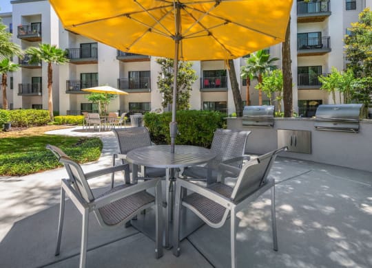 Outdoor patio and Grill at Solara, Sanford, FL