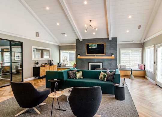 Living Area at The Arden, Gresham, OR, 97080