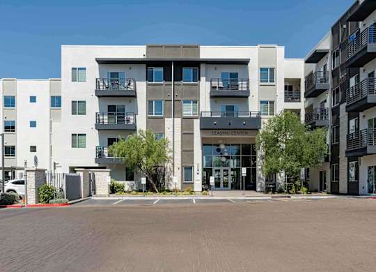 our apartments offer a parking lot in front of the building