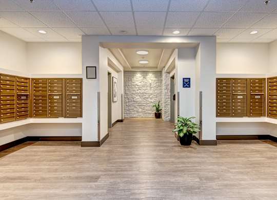 Mail Room  at The Pacifica Apartments, Washington