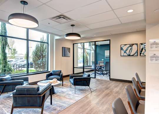Community Clubroom at The Pacifica Apartments, Tacoma, WA