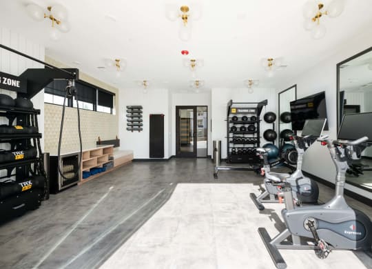 Fitness Center With Updated Equipment at PARK40, Colorado