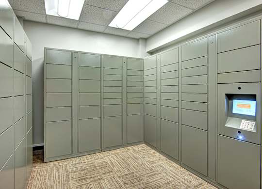 Package Lockers at The Pacifica Apartments, Tacoma, Washington