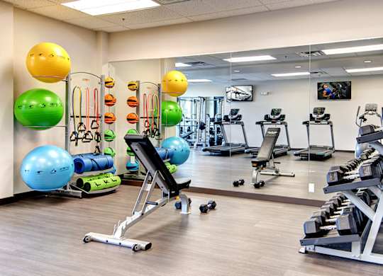 24-Hour Multi-Level Cardio And Weightlifting Center at The Pacifica Apartments, Tacoma