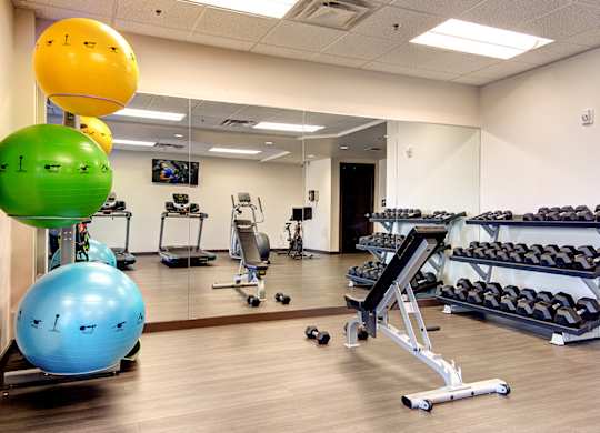 State-Of-The-Art Gym And Spin Studio at The Pacifica Apartments, Tacoma, Washington
