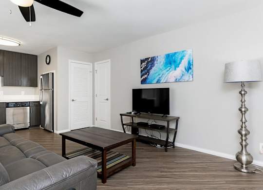 Living Room at Village Square, La Jolla, 92037