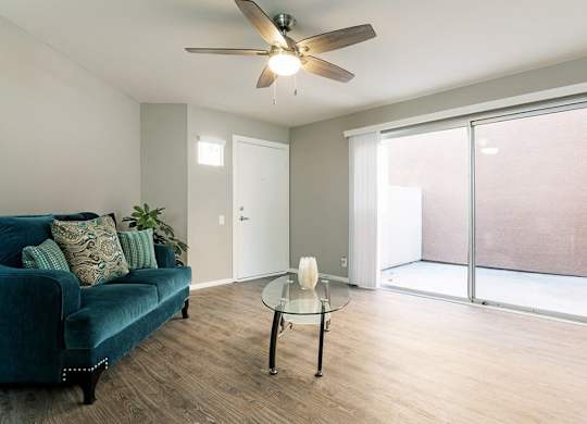 Well Lighted Living Room at Village Square, California