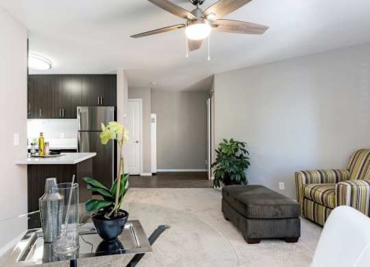 Living Room at Village Square, California