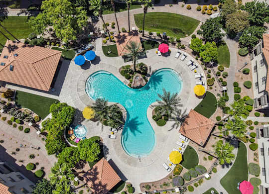 San Portella, Tempe, AZ, Aerial View