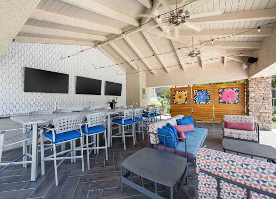 San Portella, Tempe, AZ, Outdoor Lounge
