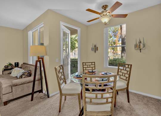 Dining room at Terra Vista Apartments