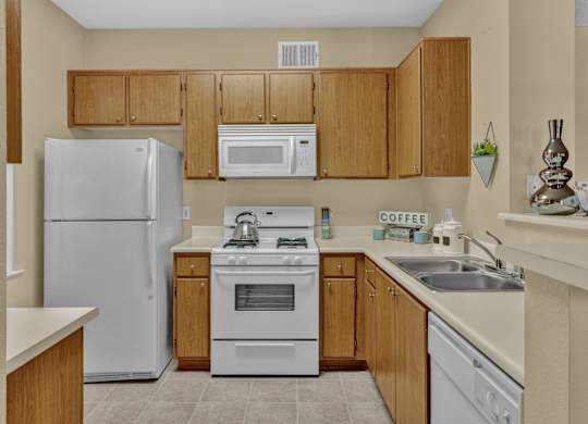 Kitchen at at Terra Vista Apartments