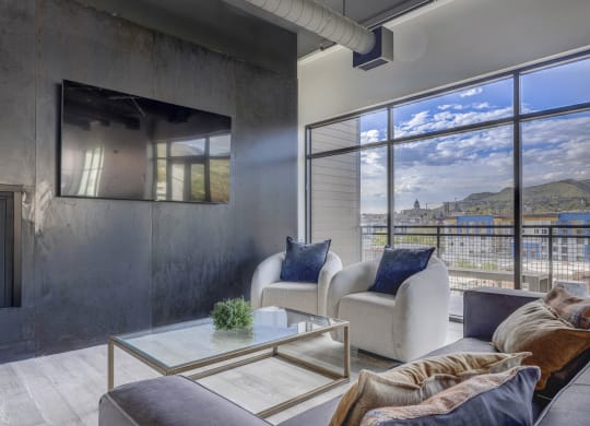 Clubroom lounge area