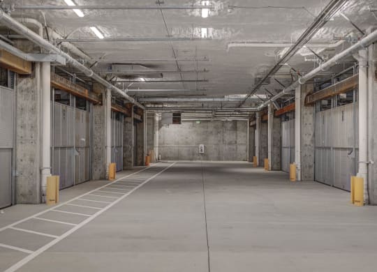 garage parking with mechanized lift system