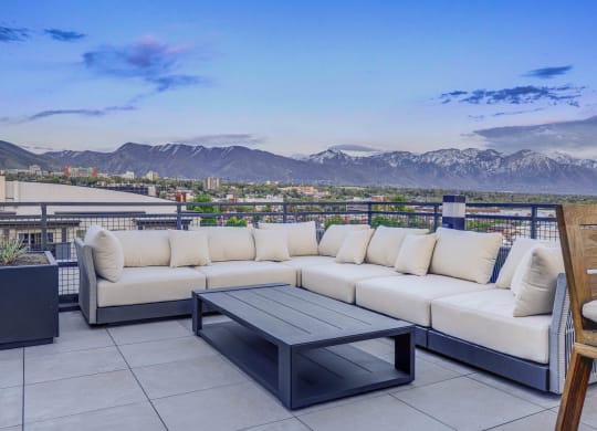 Outdoor patio area