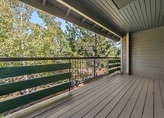 Relax and enjoy Flagstaff views from our patio and balcony spaces.