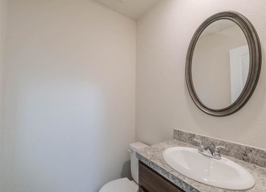 Upgraded Bathroom Fixtures at The Village at Caney Mills, Texas