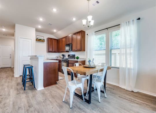 Kitchen And Dining Area at The Village at Caney Mills, Conroe, Texas