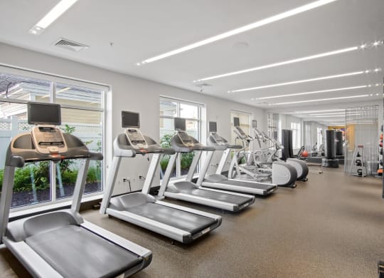 Cardio Equipment in the Fitness Center at the Heights at Glen Mills in Glen Mills, PA