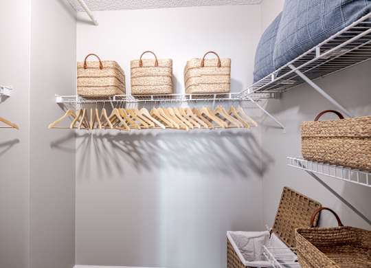 Spacious Closets at 15 Bank Apartments in White Plains, NY 10606