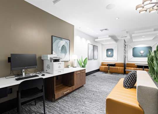 Business Center at Heights at Glen Mills Apartments in Glen Mills, PA 19342