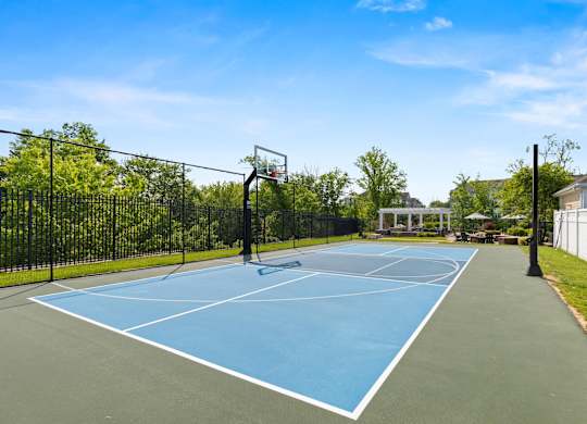 Outdoor Sports Court at Heights at Glen Mills Apartments in Glen Mills, PA 19342