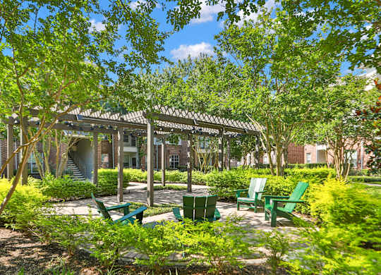 Outdoor Seating Area at Madison on the Meadow Apartments in Stafford, TX 77477