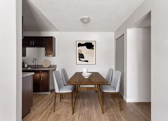 Dining nook at Verona Apartments in Littleton, CO