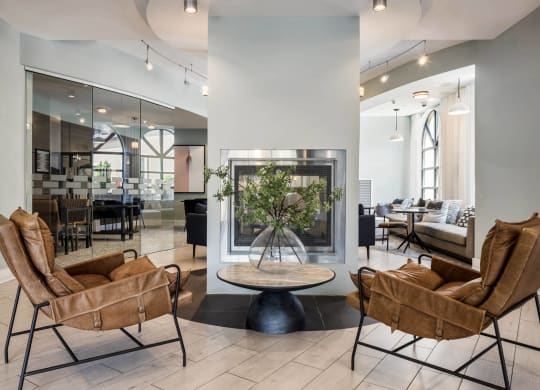 Courtyard With Ample Sitting at 15 Bank Apartments, White Plains, NY, New York