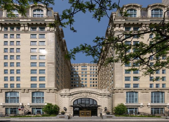 the building in which the apartments are located  at The Belden Stratford, Chicago, IL