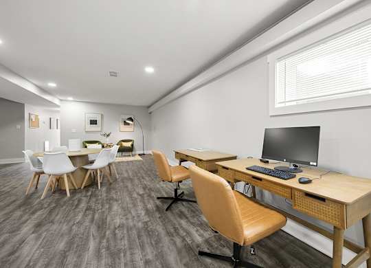 Business center at Gardens at Washington Park in Atlanta, GA 30314