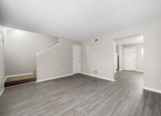 Townhome living room at Bradford Gwinnett & Townhomes in Norcross, GA 30071