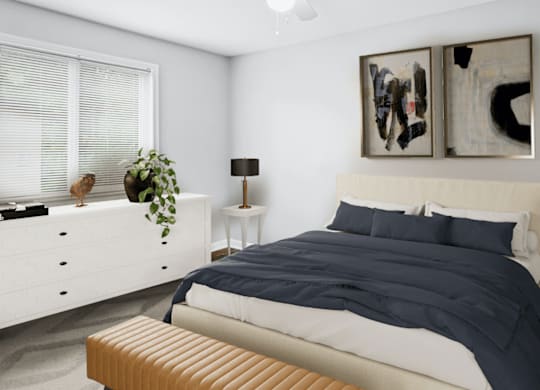 Bedroom With Plenty Of Natural Lights at Gardens at Washington Park, Atlanta