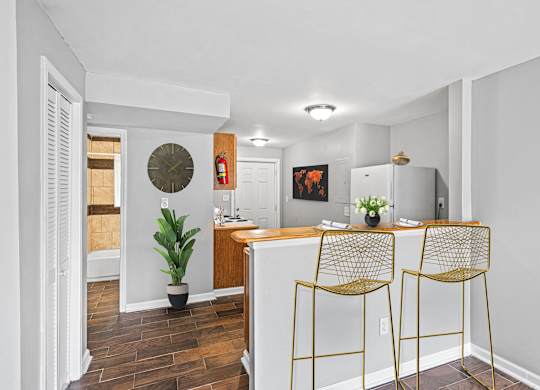 Fully Equipped Kitchens And Dining at Gardens at Washington Park, Atlanta, GA, Georgia