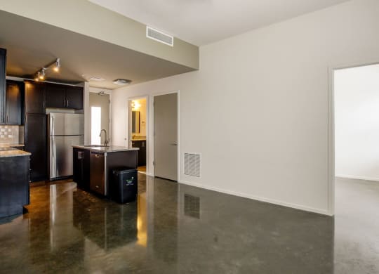 Kitchen View From Living Room at 2100 Acklen Flats, Tennessee, 37212
