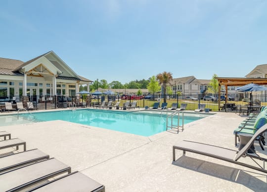 the swimming pool at our apartments at Carmel Vista, McDonough, GA, 30253