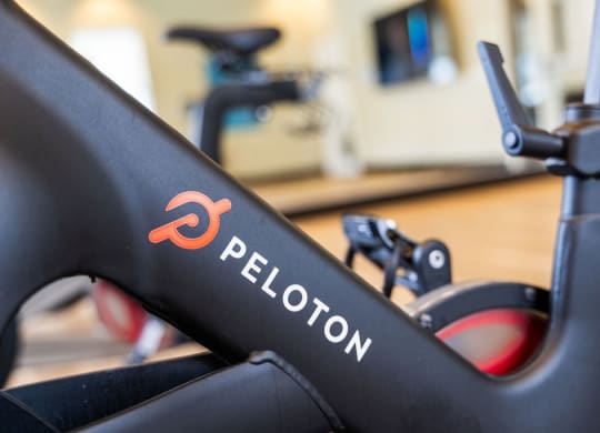 Peloton bikes in Fitness Center at Inspira, Florida