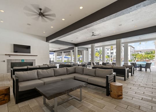 Outdoor lounge at Inspira, Naples, FL, 34113