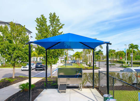 Dog wash station at Inspira, Naples, FL