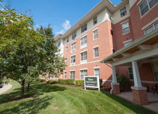 ednor i apartment building and sign